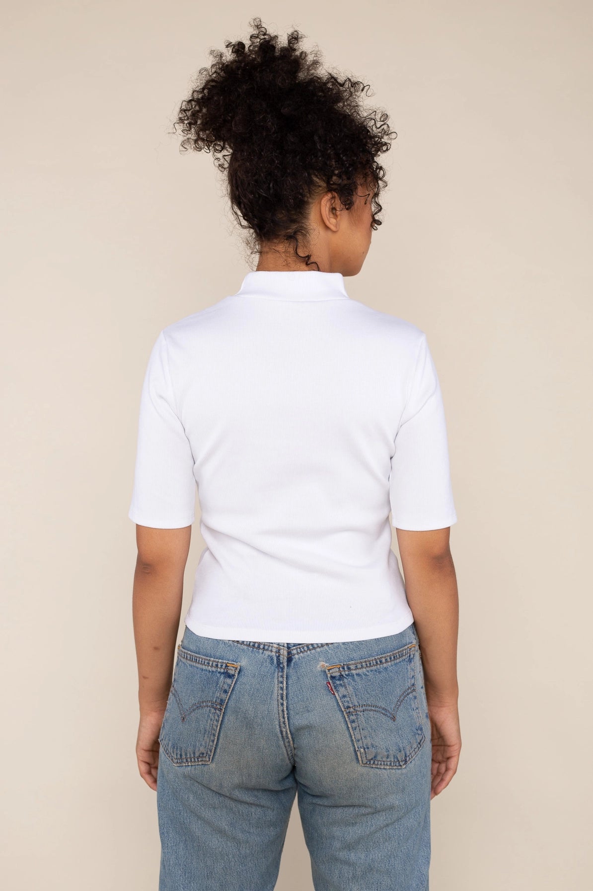 Ribbed Cut Out Top