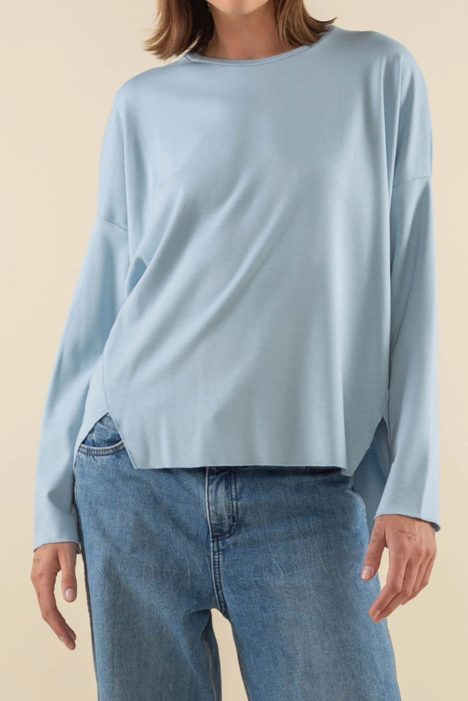 Boxy Ultra Luxe Long Sleeve Tee