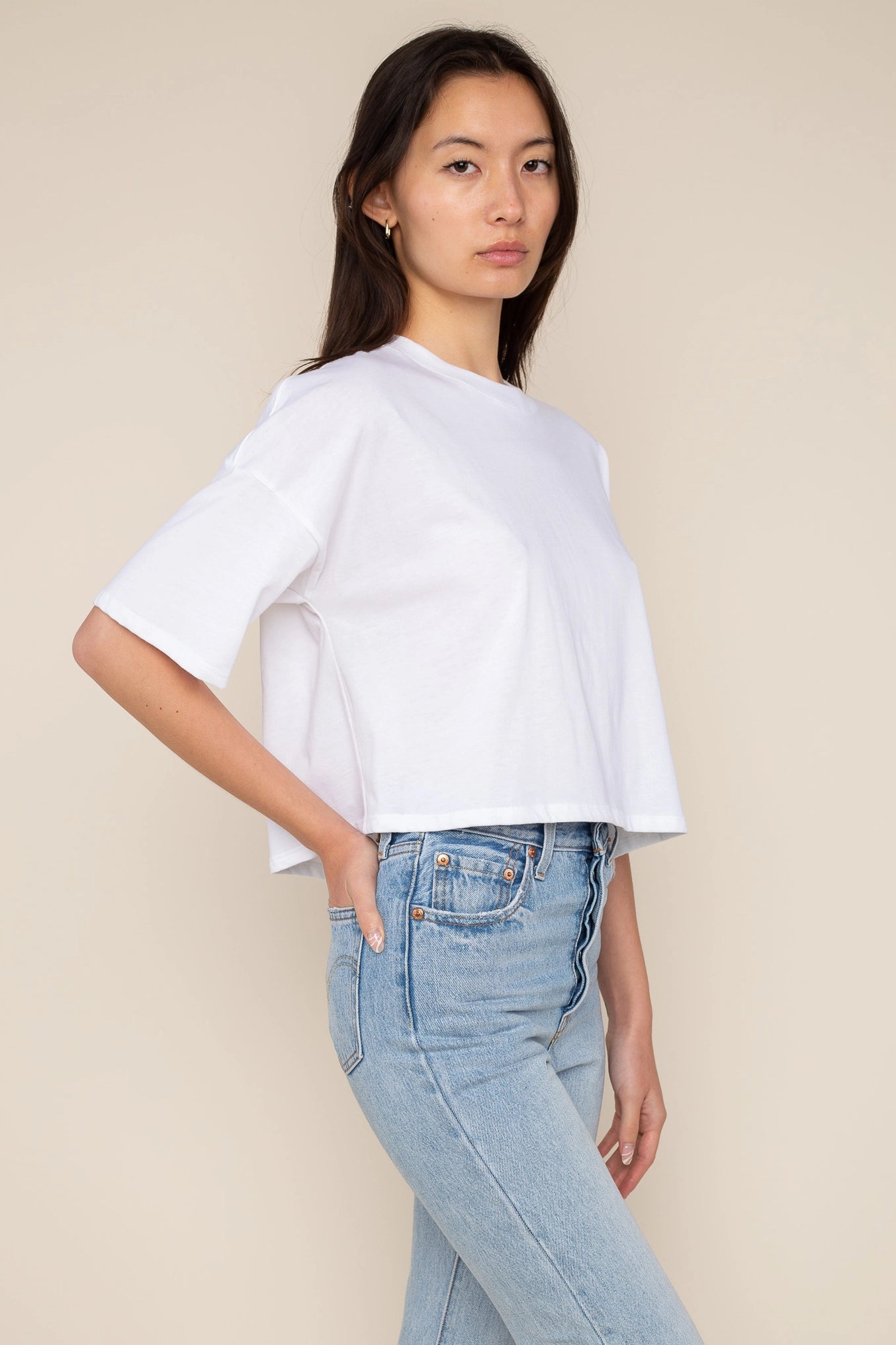 Basic Boxy Short Sleeve Tee