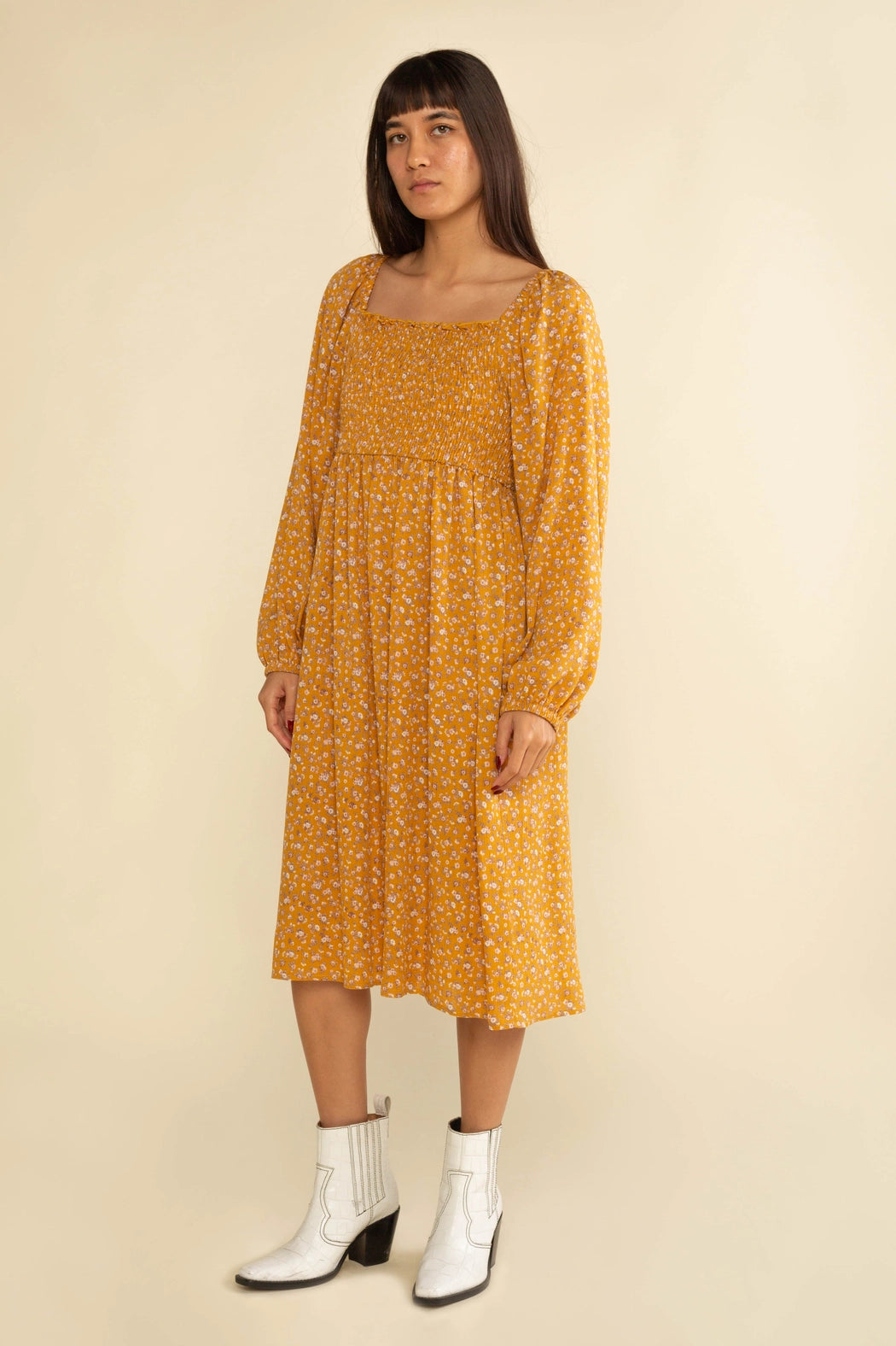 Ditsy Floral Print Dress