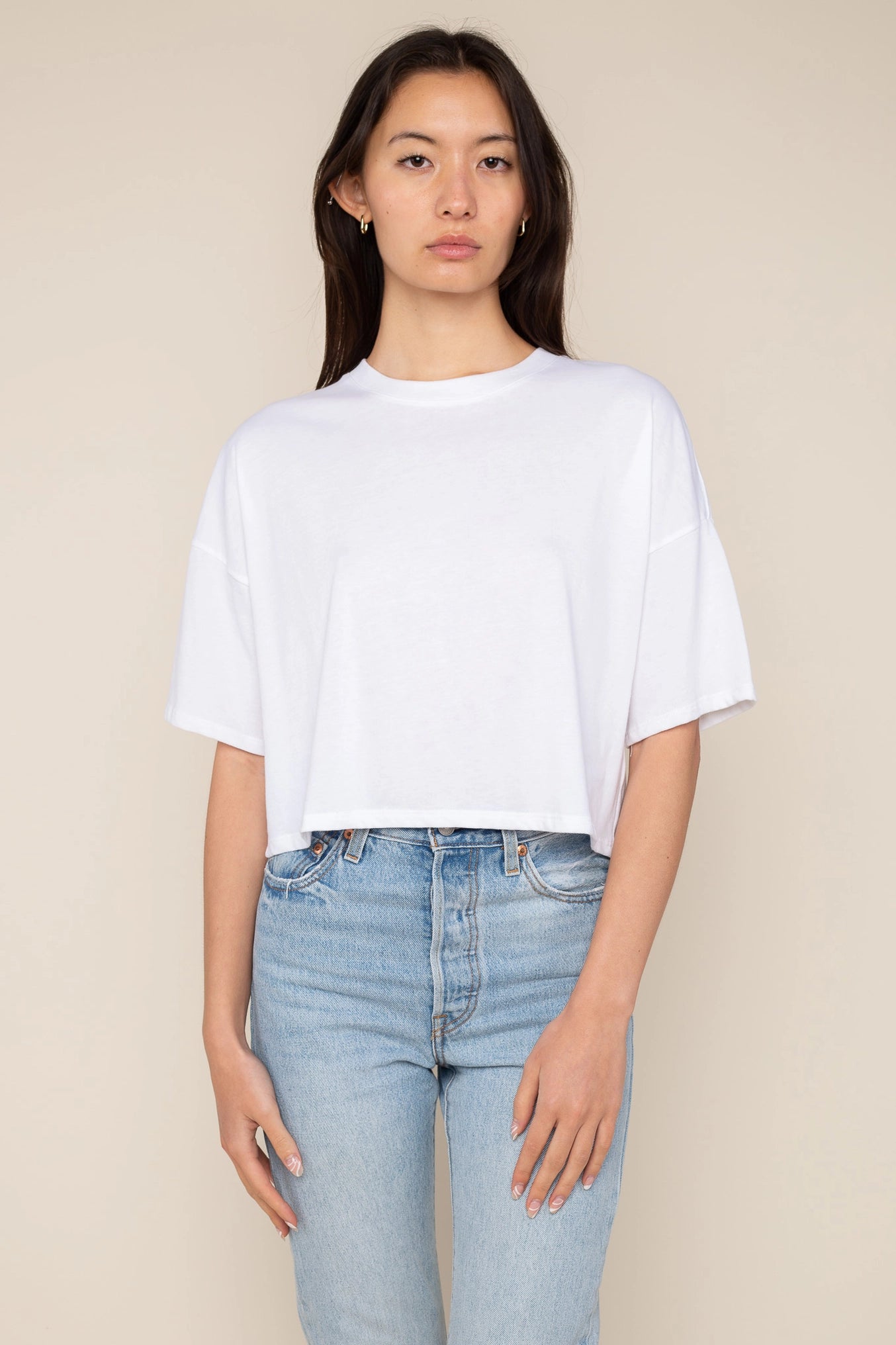 Basic Boxy Short Sleeve Tee