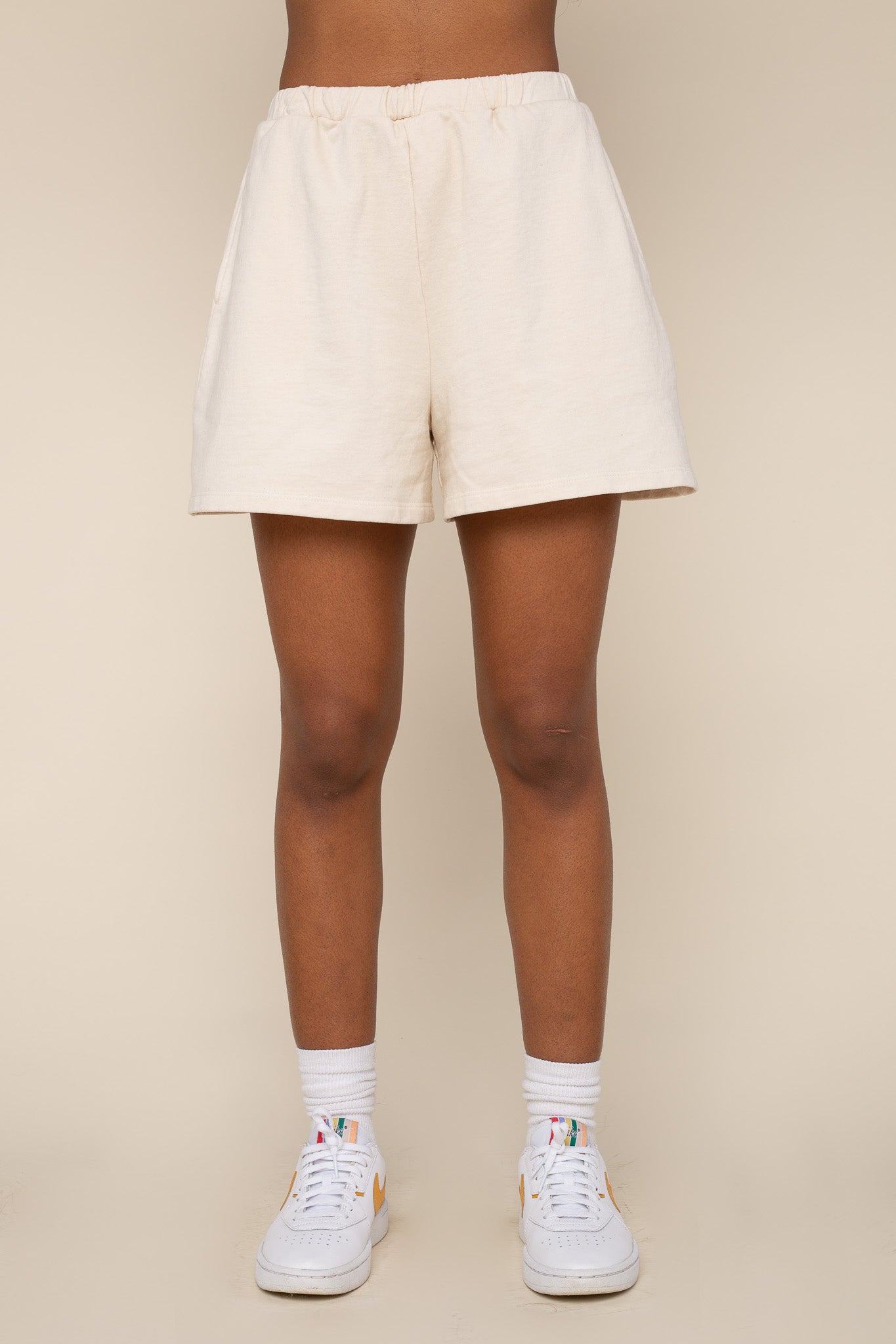 French Terry Shorts - Natural