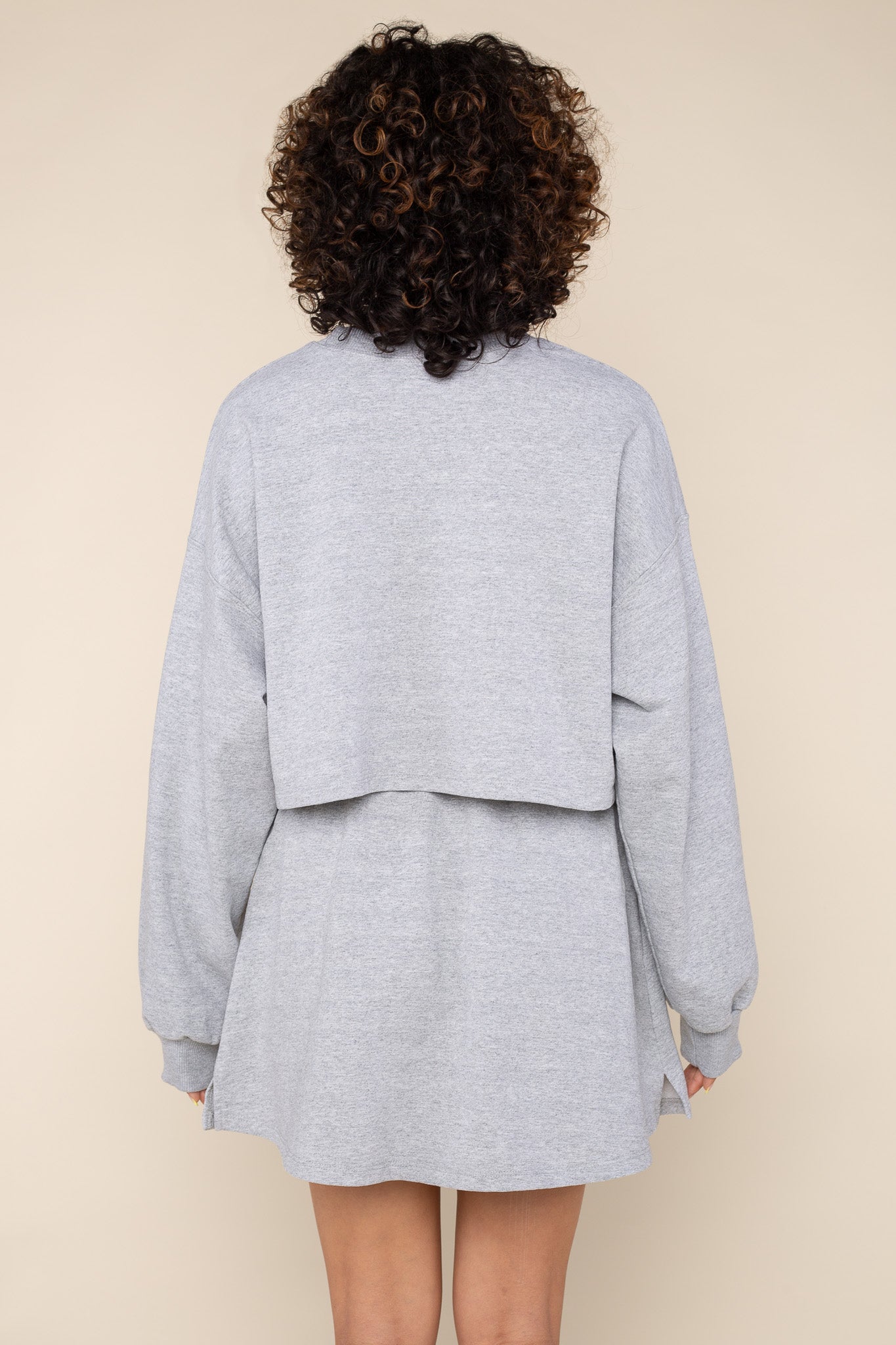 French Terry Crop Sweatshirt