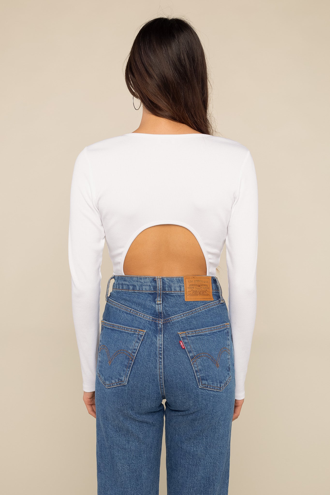 Backless 2x1 Rib Bodysuit