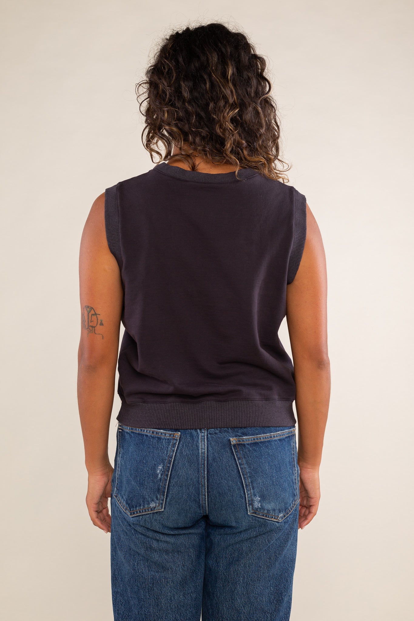 Fleece Sweatshirt Vest